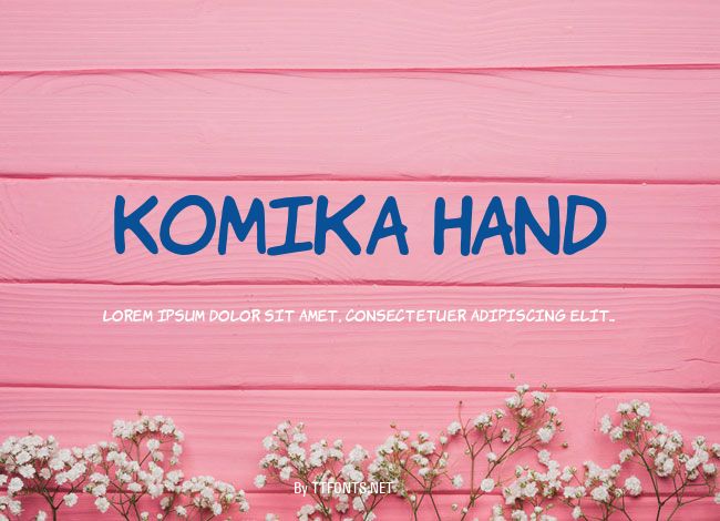 Komika Hand example